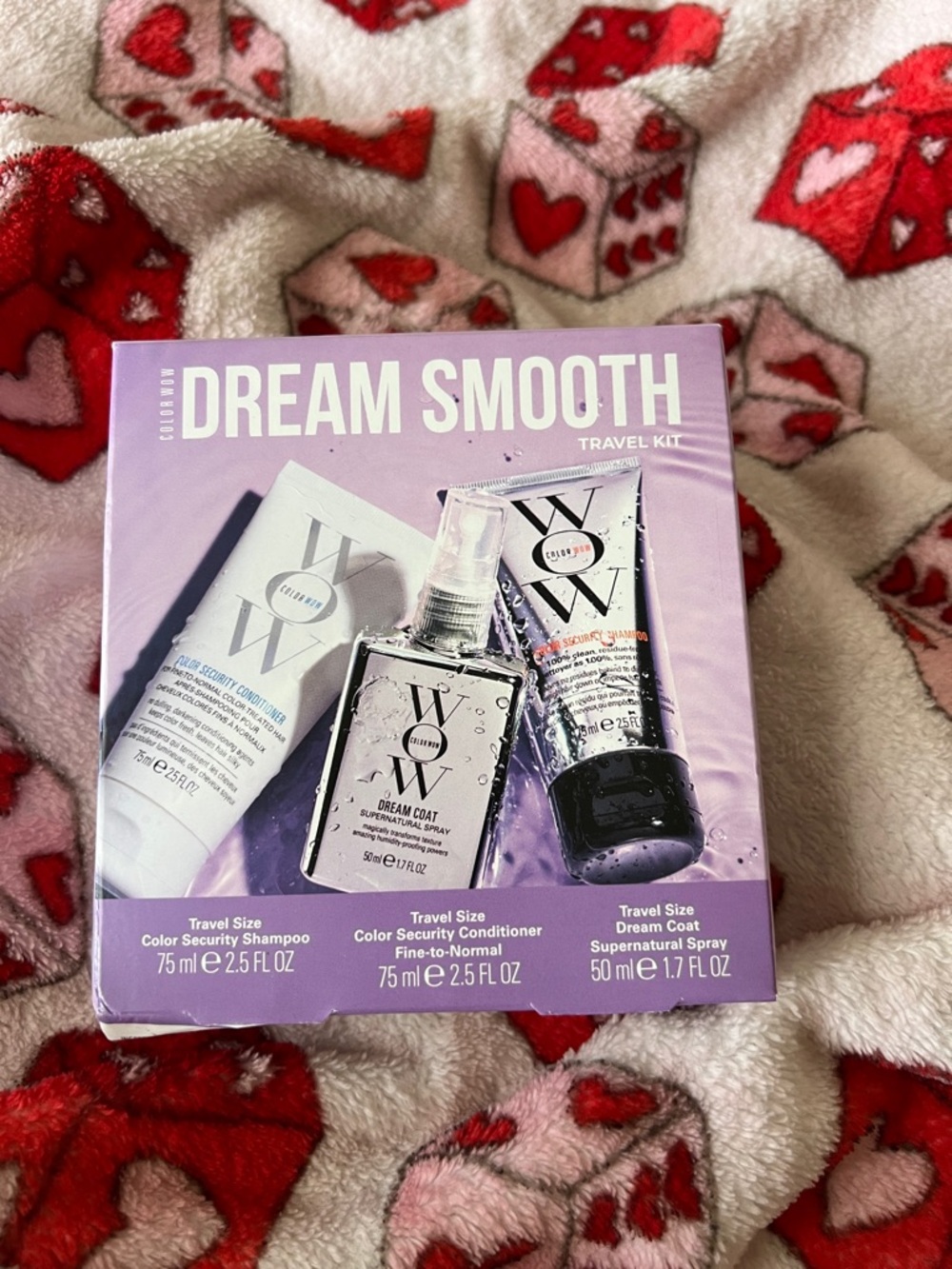 Wella Dream Smooth Travel Kit - Lavender Pink